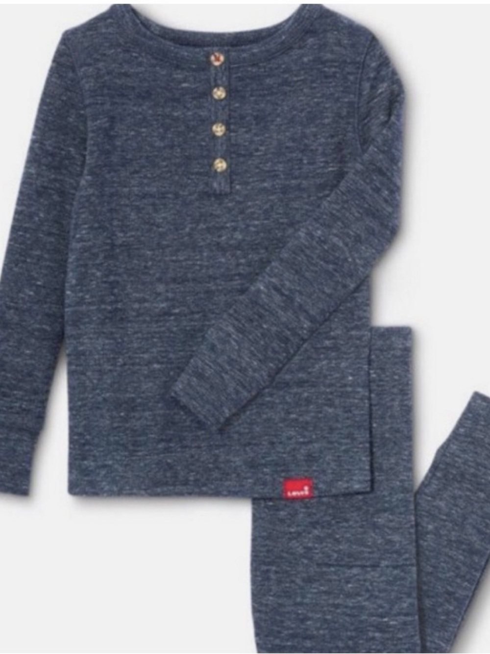 Levi’s x Target Kids Long Sleeve Pajama Set in Heather Navy